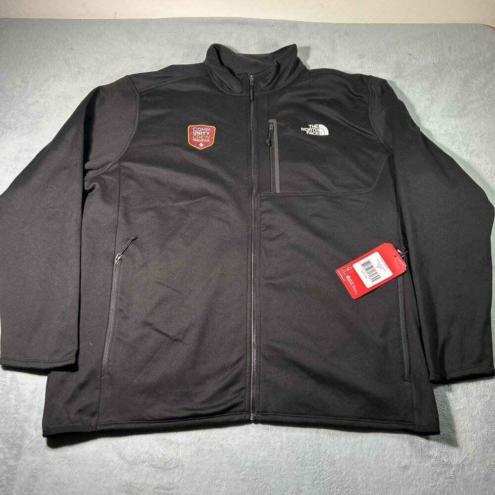 NWT The North Face Skyline Full-Zip Fleece Jacket Mens 2XL Company Logo Outdoors